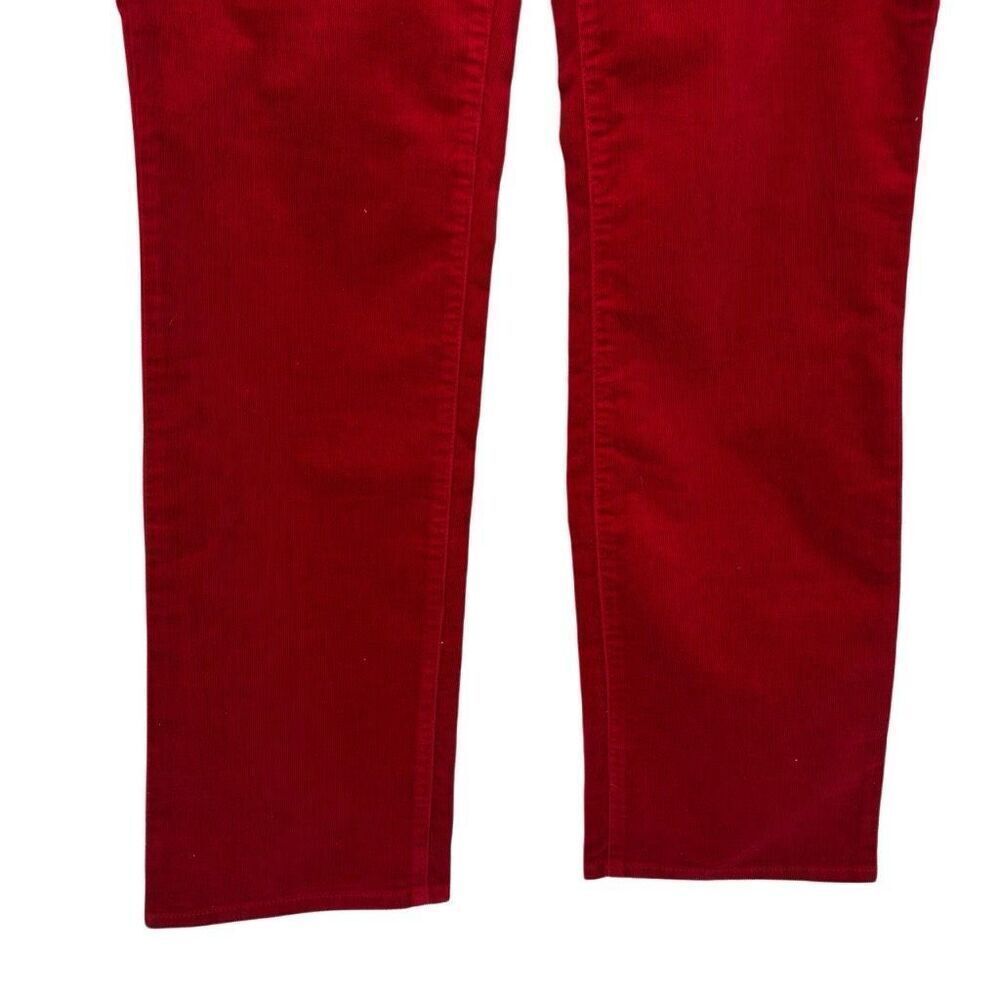 Talbots Heritage Corduroy Straight Leg Pants‎ Red Size 14 NWT - Picture 4 of 8